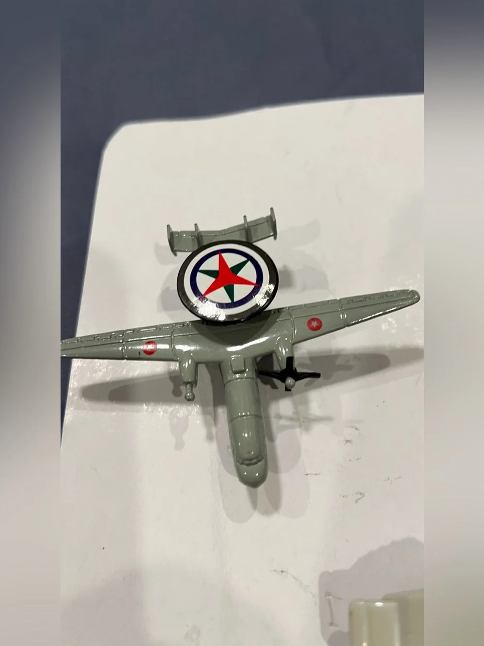 3 Kids Pilot Figure Space Car Toy - White and Orange